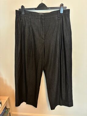 Jigsaw Black Denim Trousers